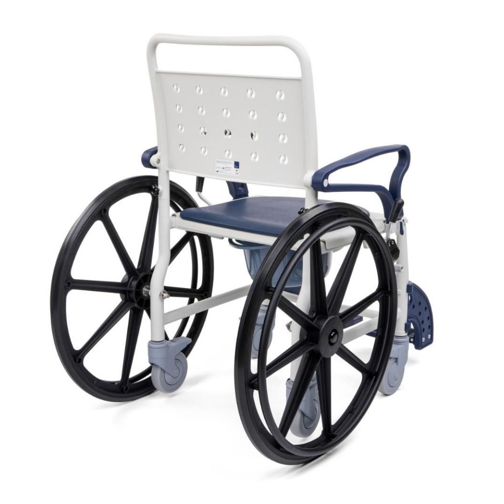 SANI TIM 1 | Køre-, transport-, toilet- og badestol | 4 i 1