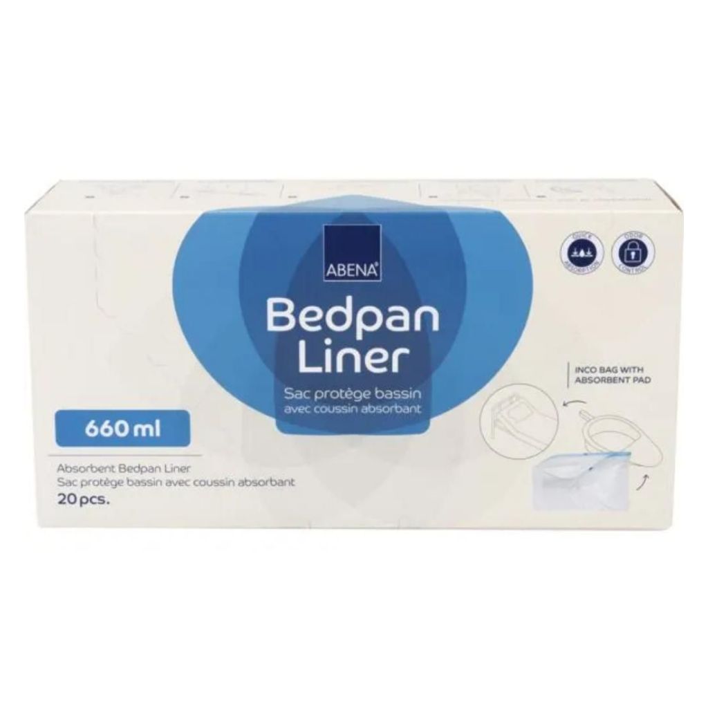 Absorberende indlæg til bækkenspand | 20 stk. | Absorberer 660 ml