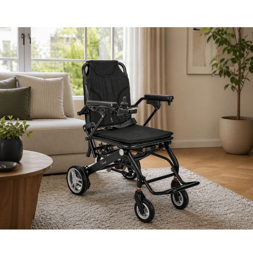 SMART TIM ultralet el - kørestol | 14,7 kg | Sort