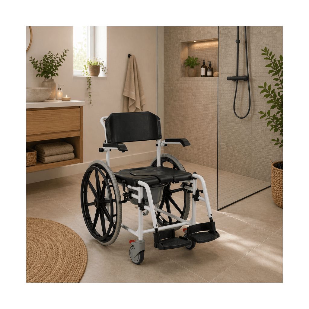 PREMIUM bade - og toiletkørestol