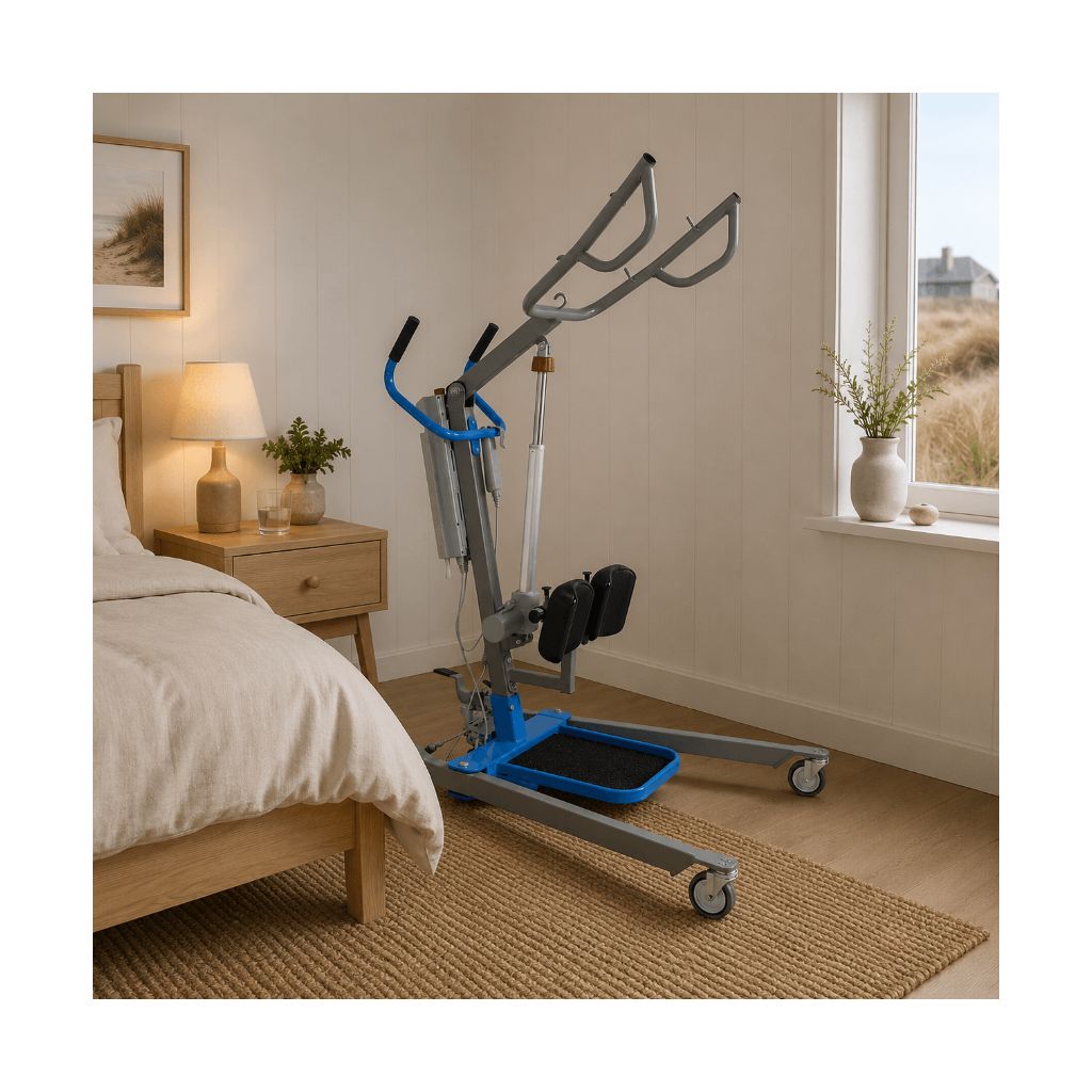 STAND UP Personløfter inkl. sejl | Mobil stålift | 200 kg