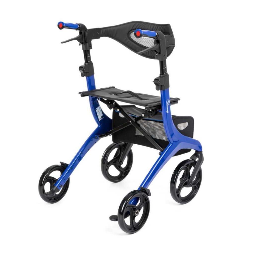 LORENZA Letvægtsrollator| Smart og praktisk design | 7,7 kg