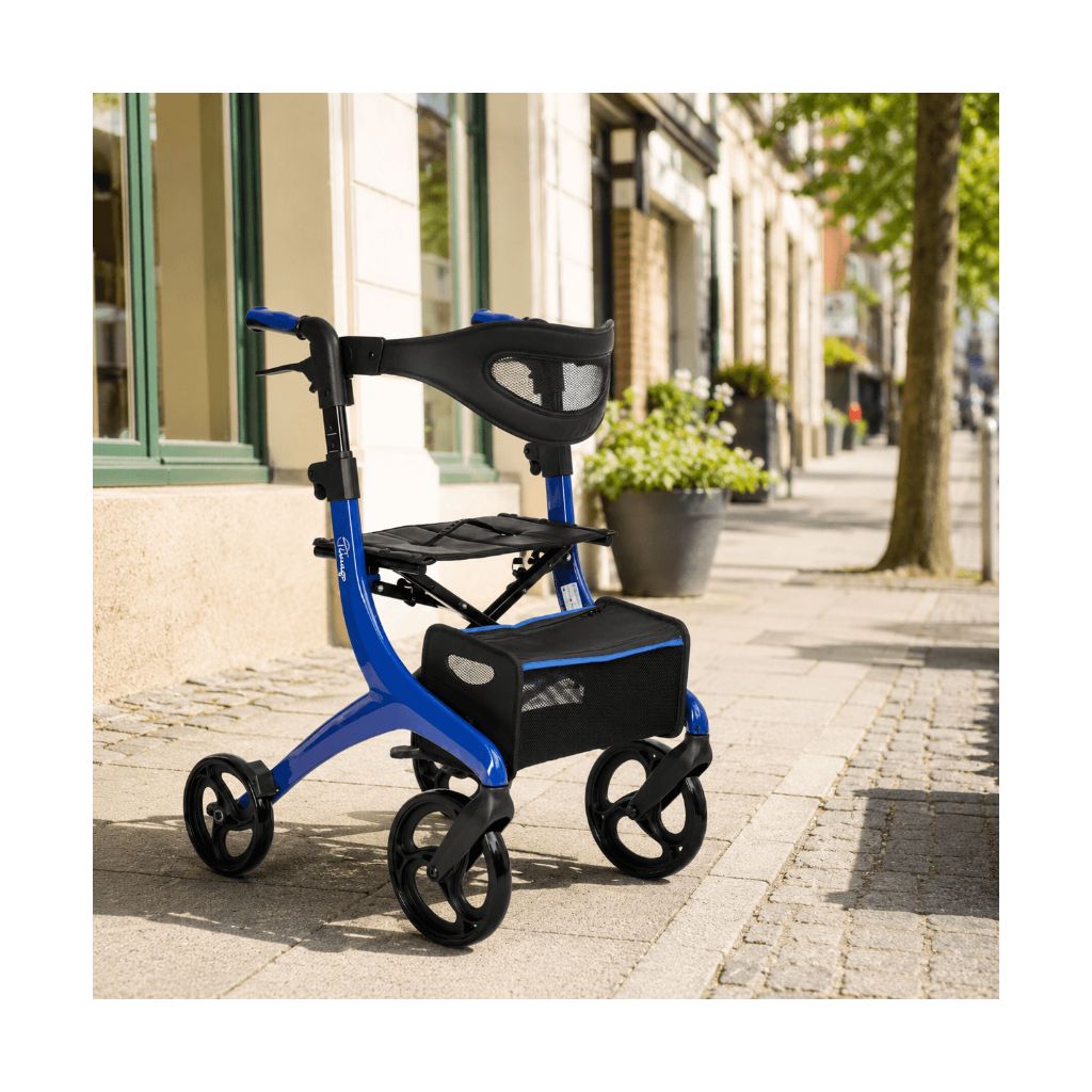 LORENZA Letvægtsrollator| Smart og praktisk design | 7,7 kg