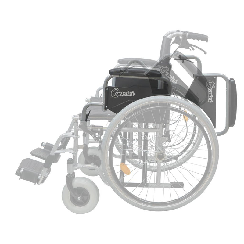 Lej en kørestol med eleverbare benstøtter