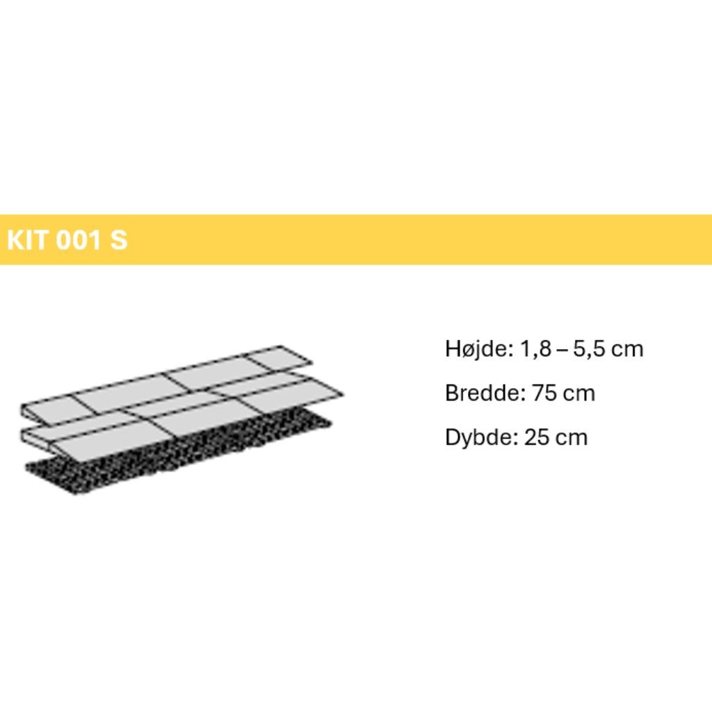 BYG SELV - Skrå rampe til udvendig brug (bredde 75 cm)