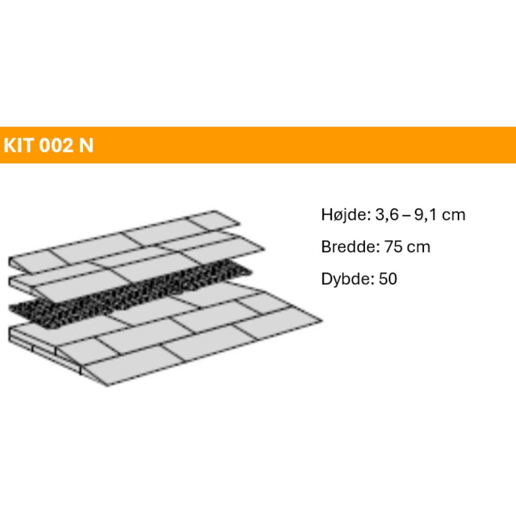 BYG SELV - Skrå rampe til indvendig brug (bredde 75 cm)