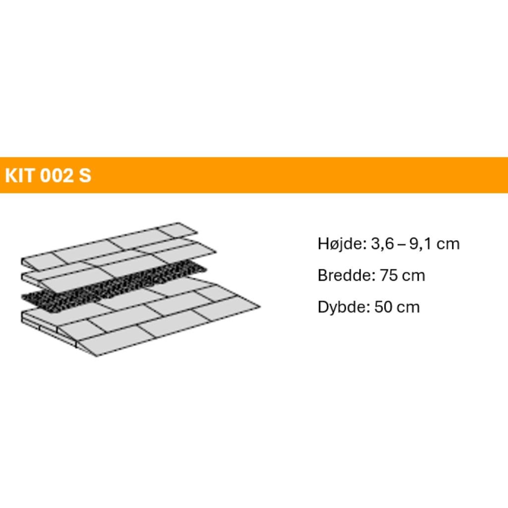 BYG SELV - Skrå rampe til udvendig brug (bredde 75 cm)