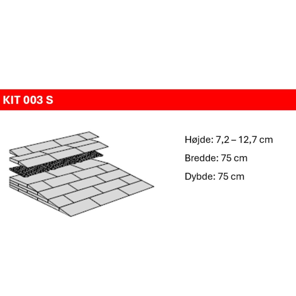 BYG SELV - Skrå rampe til udvendig brug (bredde 75 cm)