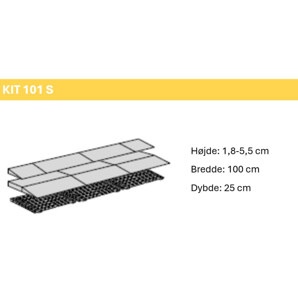 BYG SELV - Skrå rampe til udvendig brug (bredde 100 cm)