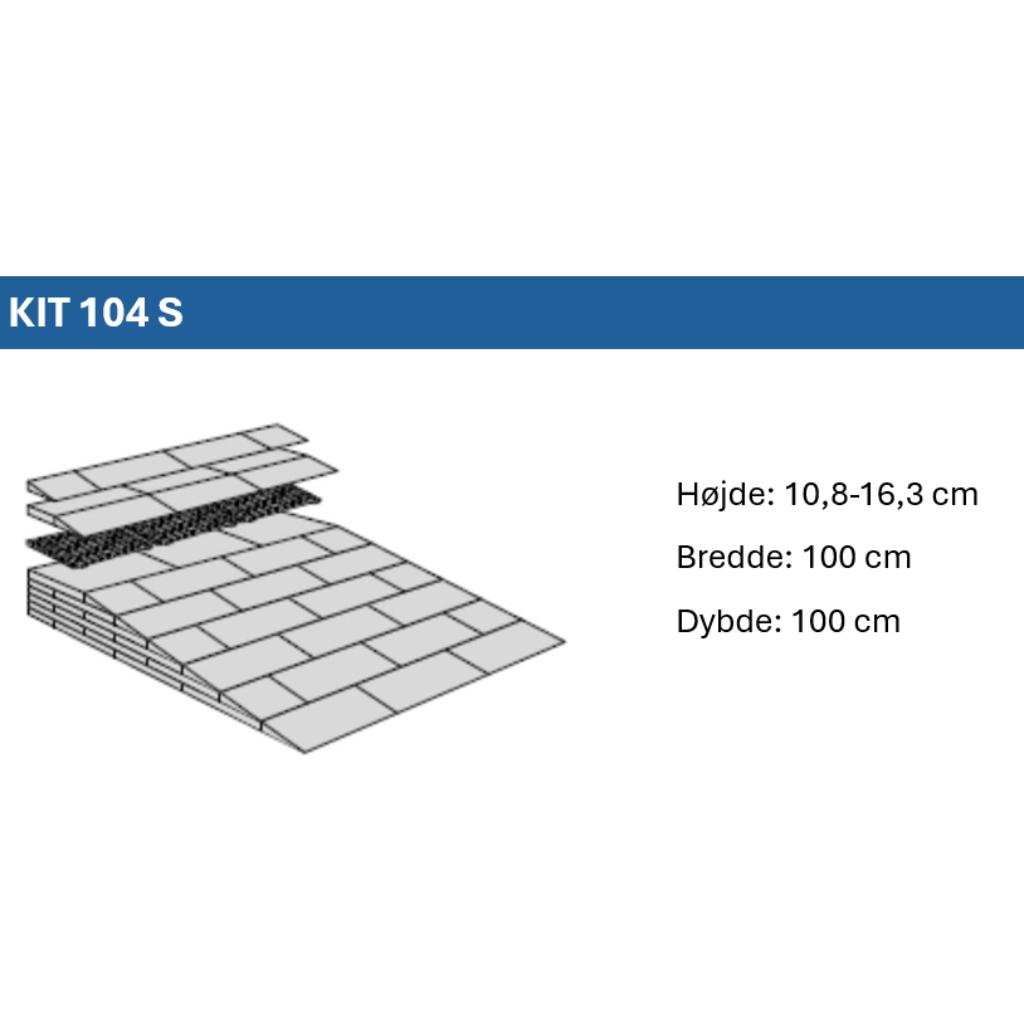 BYG SELV - Skrå rampe til udvendig brug (bredde 100 cm)