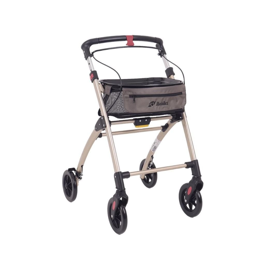 Jaguar indendørs letvægtsrollator - CHAMPAGNE | Mobilex