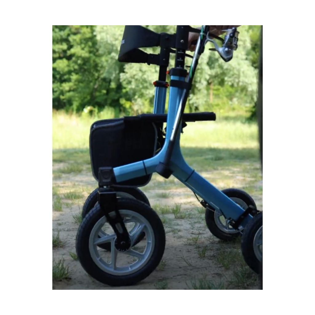 ERMES BLUE - rollator med lufthjul | MORETTI