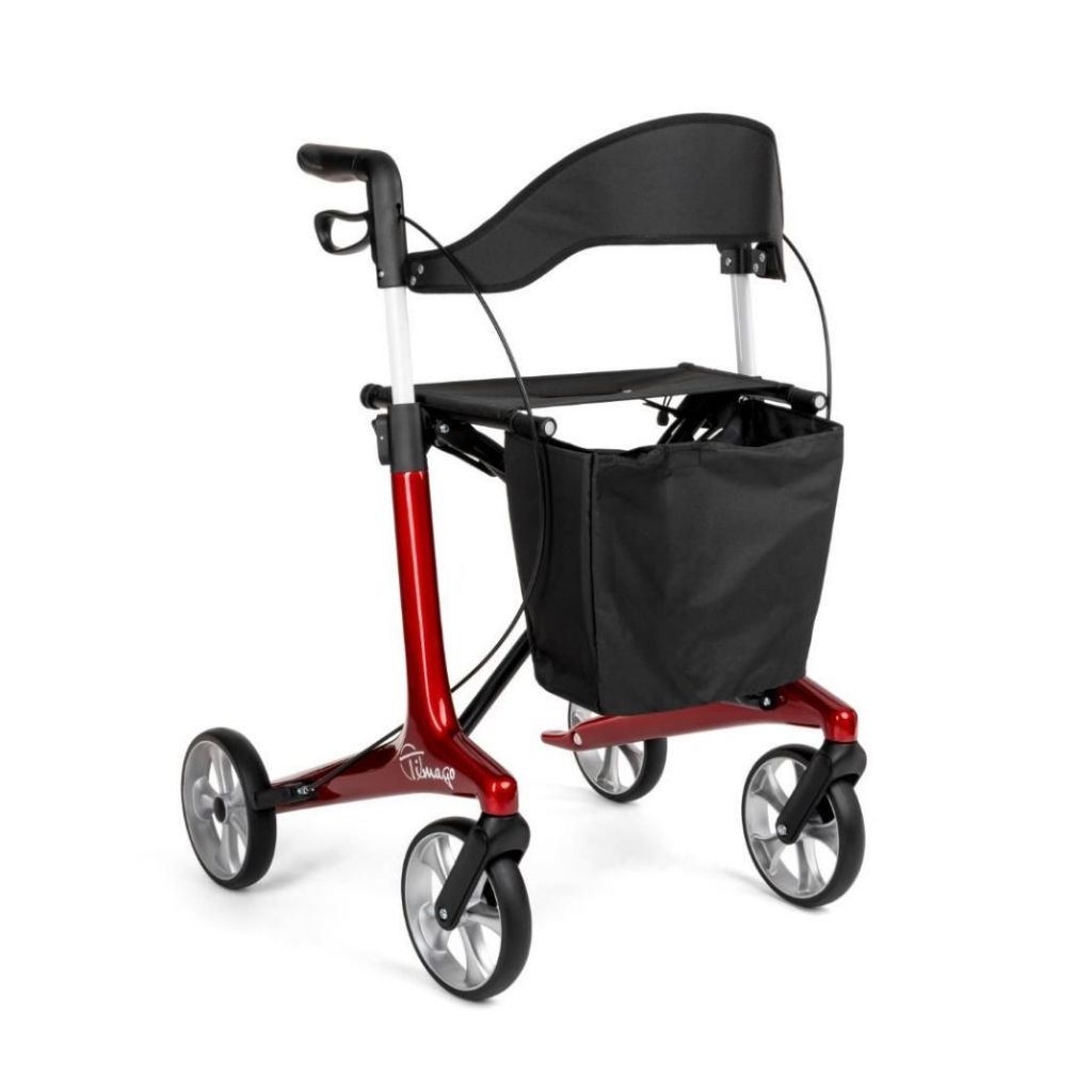 FUTURO ultralet kulfiberrollator 5,3 kg med softhjul