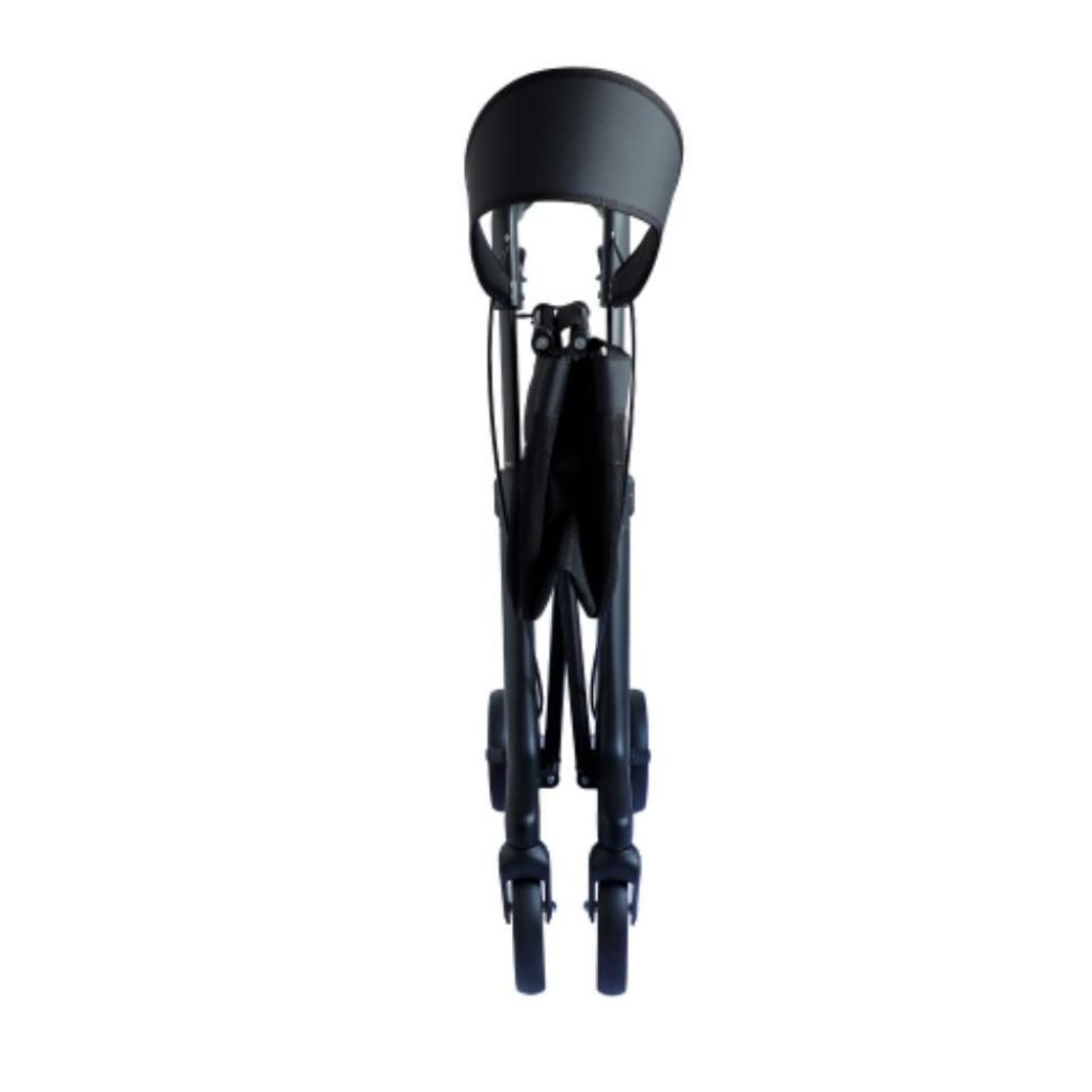 FUTURO BLACK | Kulfiberrollator 5,3 kg | Softhjul