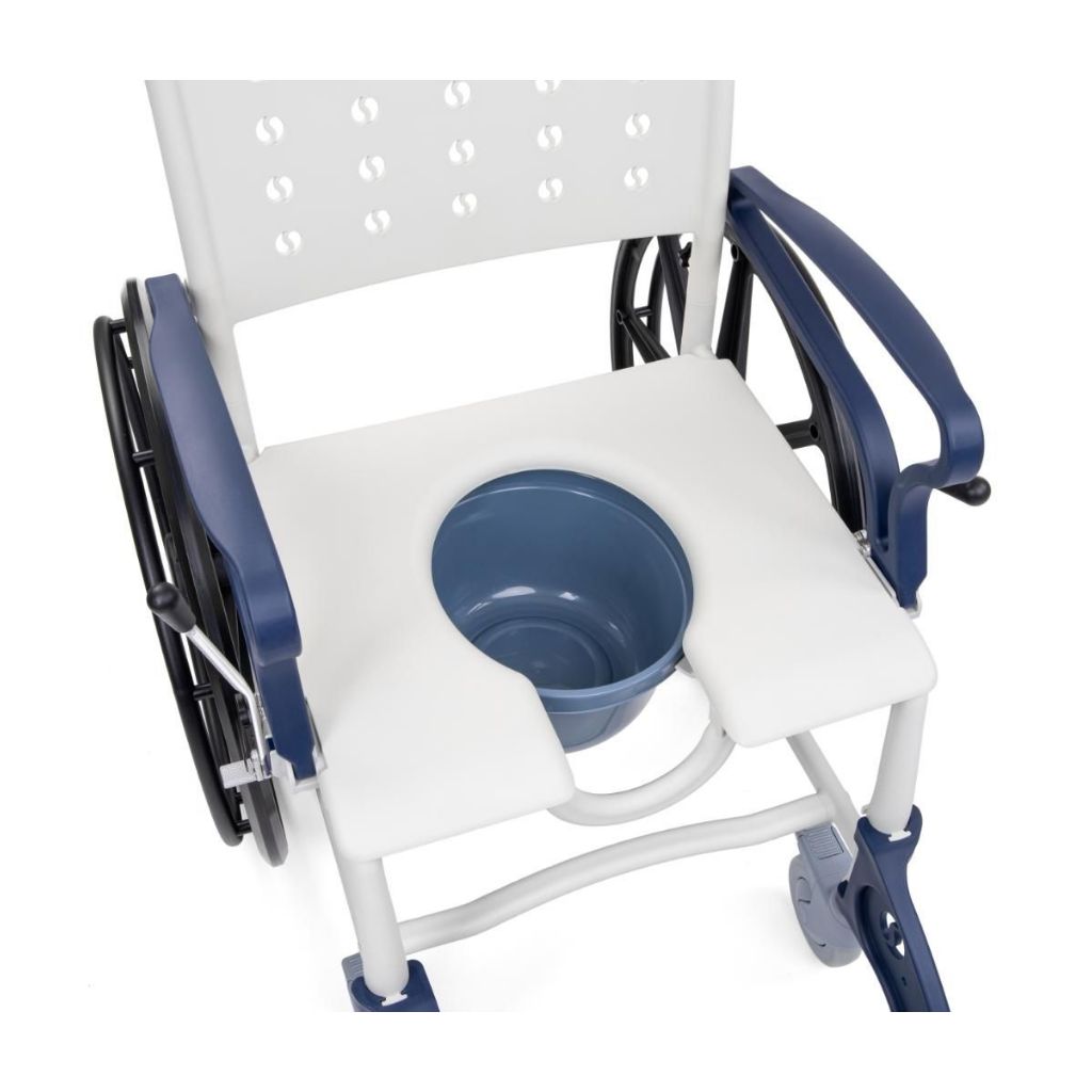 SANI TIM 1 | Køre-, transport-, toilet- og badestol | 4 i 1