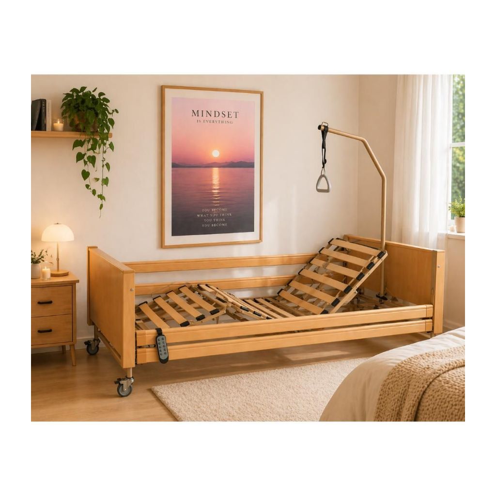 LIBRA Elektrisk plejeseng | Bøg