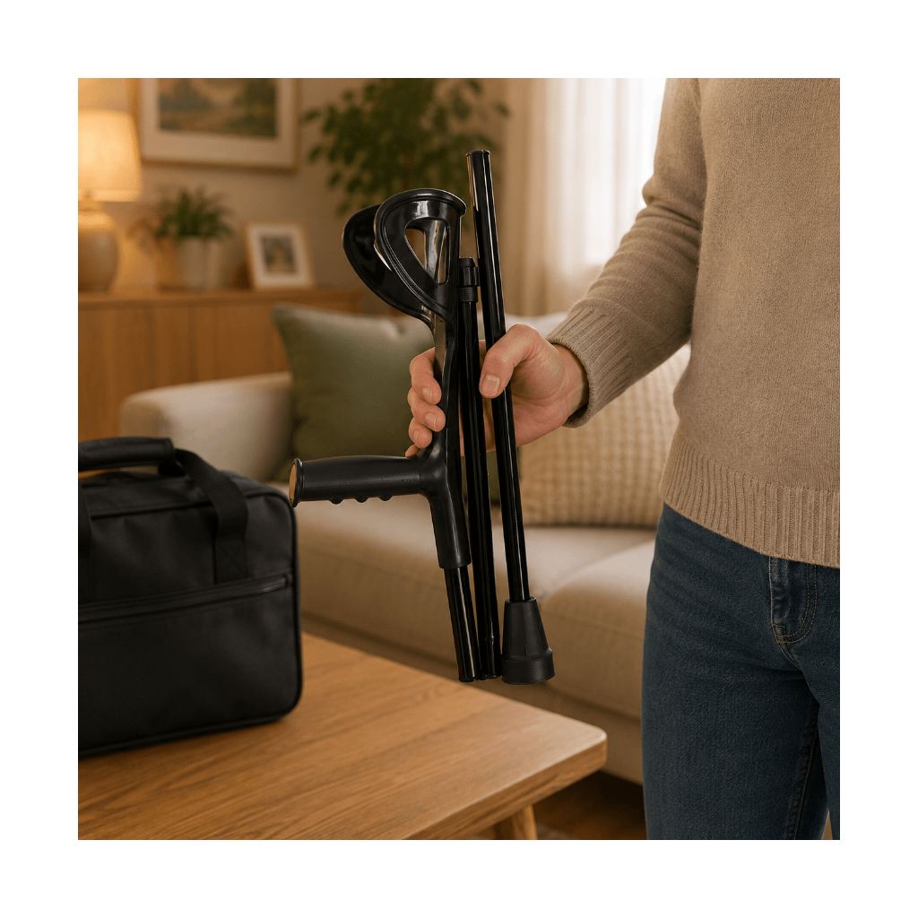 COMPACT TIM | Sammenklappelig krykke