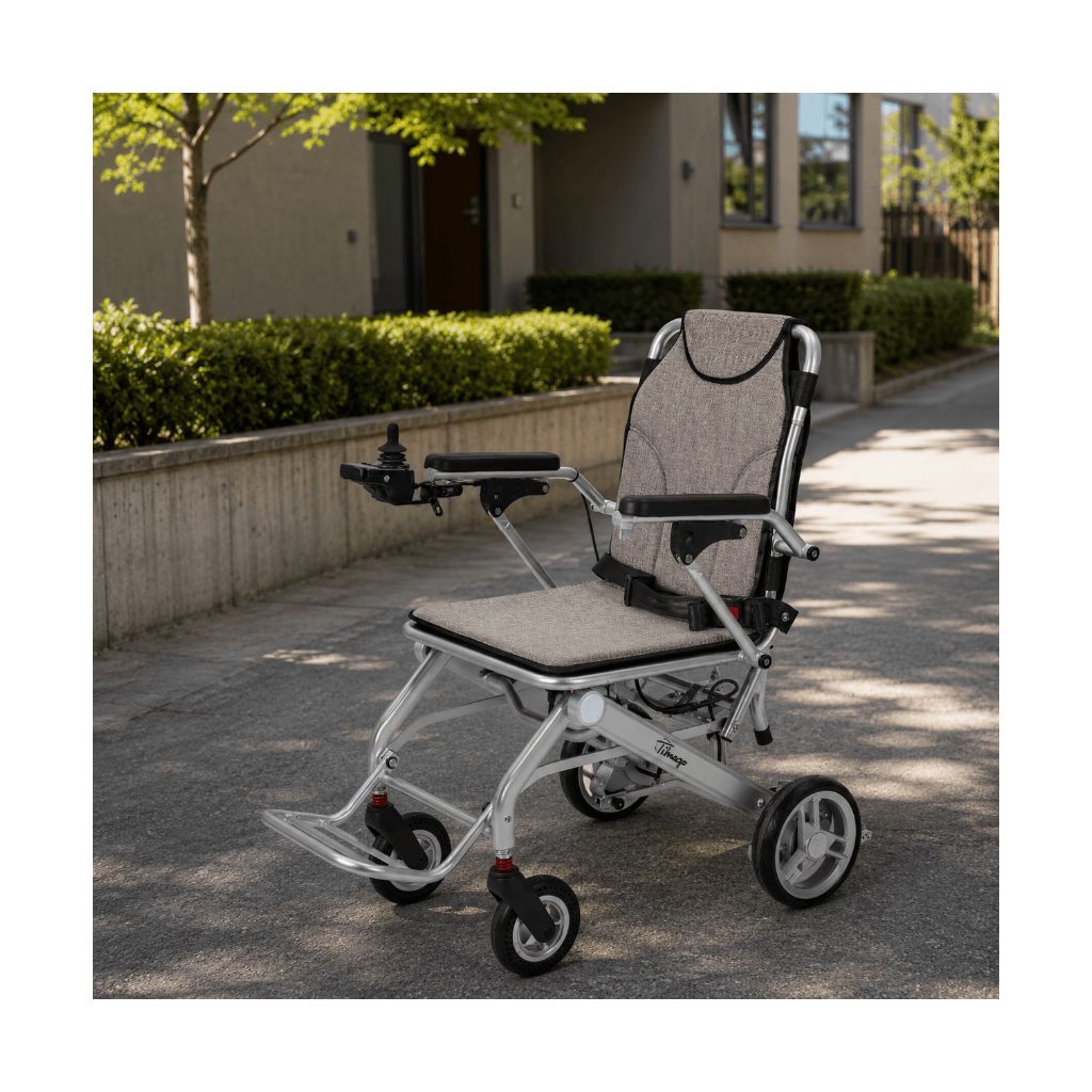 SMART TIM ultralet el - kørestol | 14,7 kg | Sølv