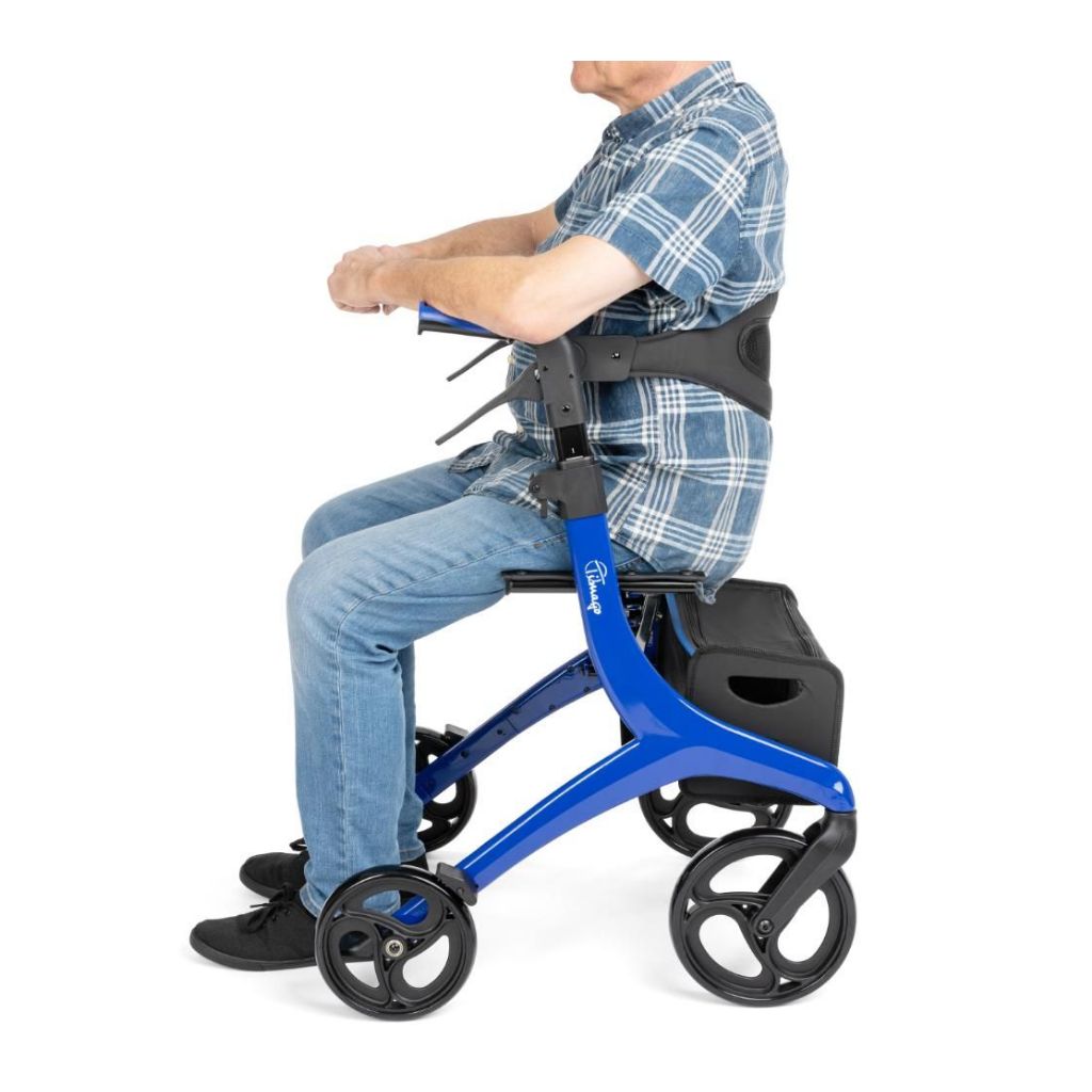 LORENZA Letvægtsrollator| Smart og praktisk design | 7,7 kg
