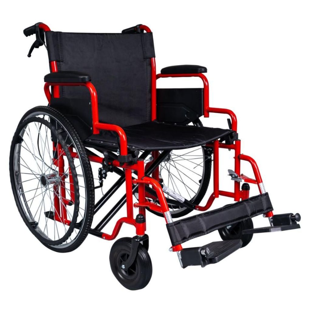 XL kørestol | 182 kg | Sædebredde 56 cm | Foldbar