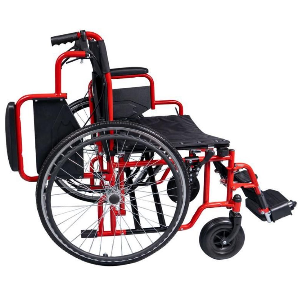 XL kørestol | 182 kg | Sædebredde 56 cm | Foldbar