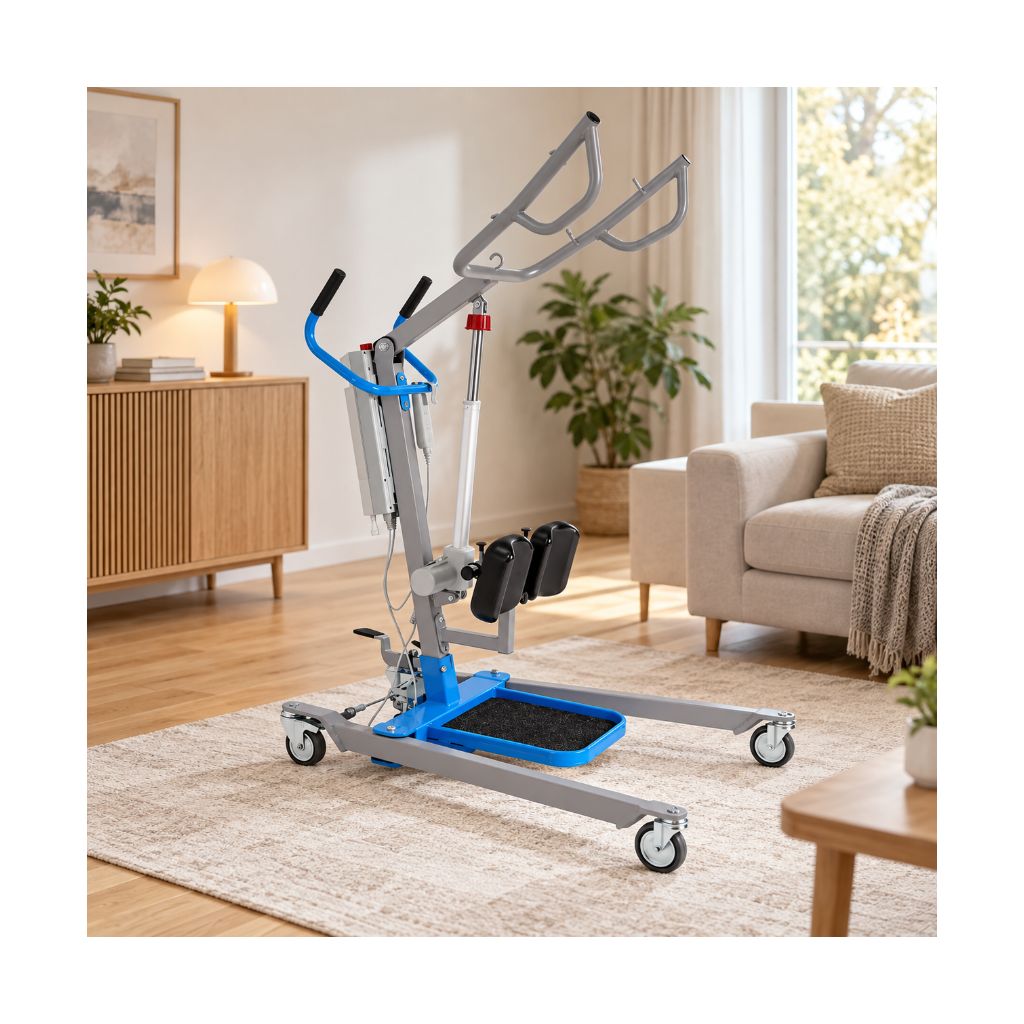 STAND UP Personløfter inkl. sejl | Mobil stålift | 200 kg