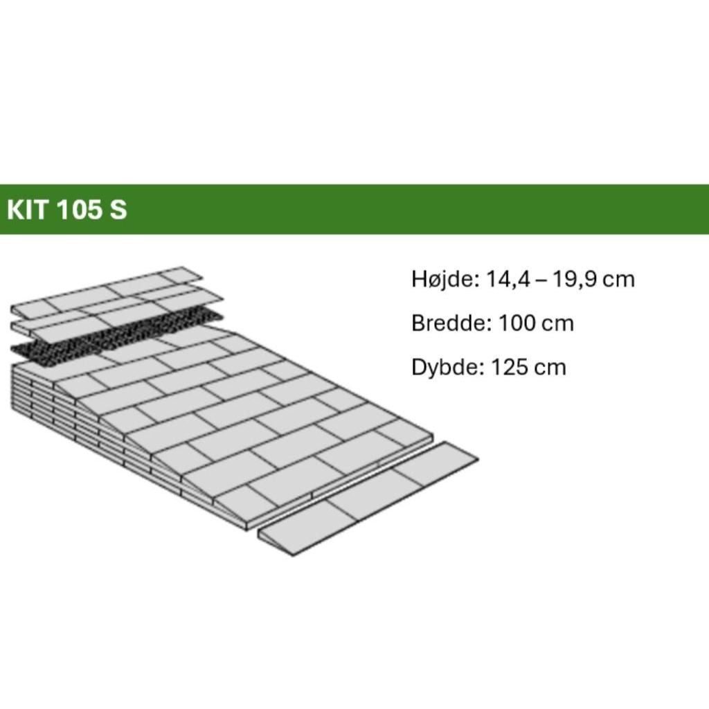 BYG SELV - Skrå rampe til udvendig brug (bredde 100 cm)