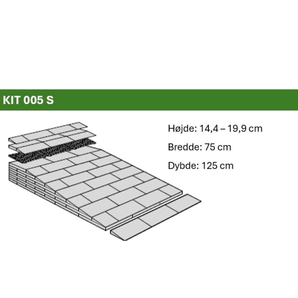 BYG SELV - Skrå rampe til udvendig brug (bredde 75 cm)