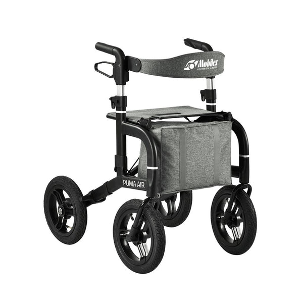 Puma Air rollator med lufthjul - sort | Mobilex