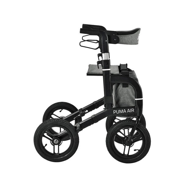 Puma Air rollator med lufthjul - sort | Mobilex