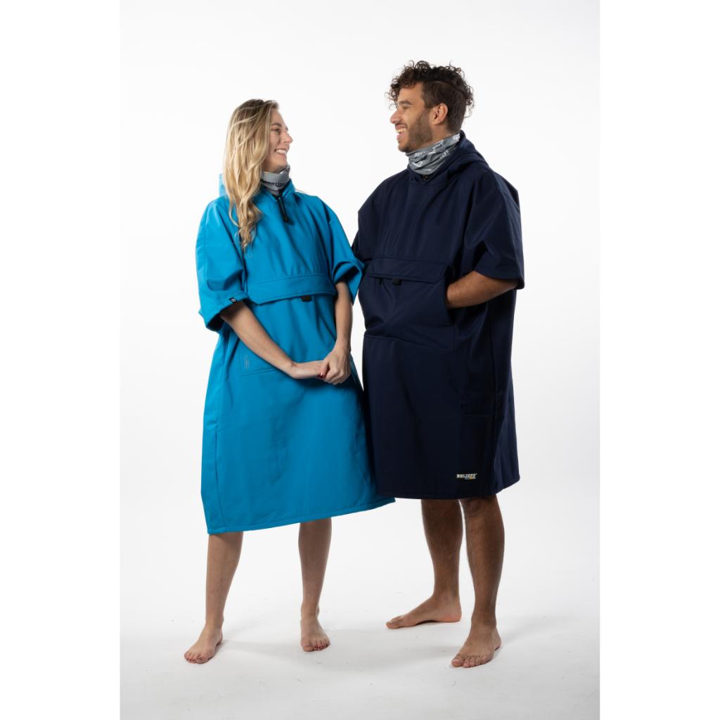 BEACH PONCHO | Lyseblå