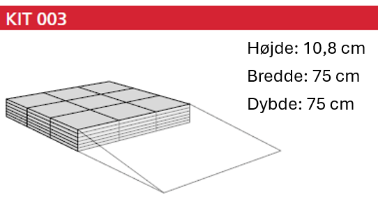 BYG SELV - Platform til ind- og udvendig brug (75 x 75 cm)