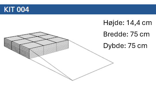 BYG SELV - Platform til ind- og udvendig brug (75 x 75 cm)