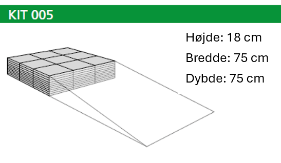 BYG SELV - Platform til ind- og udvendig brug (75 x 75 cm)