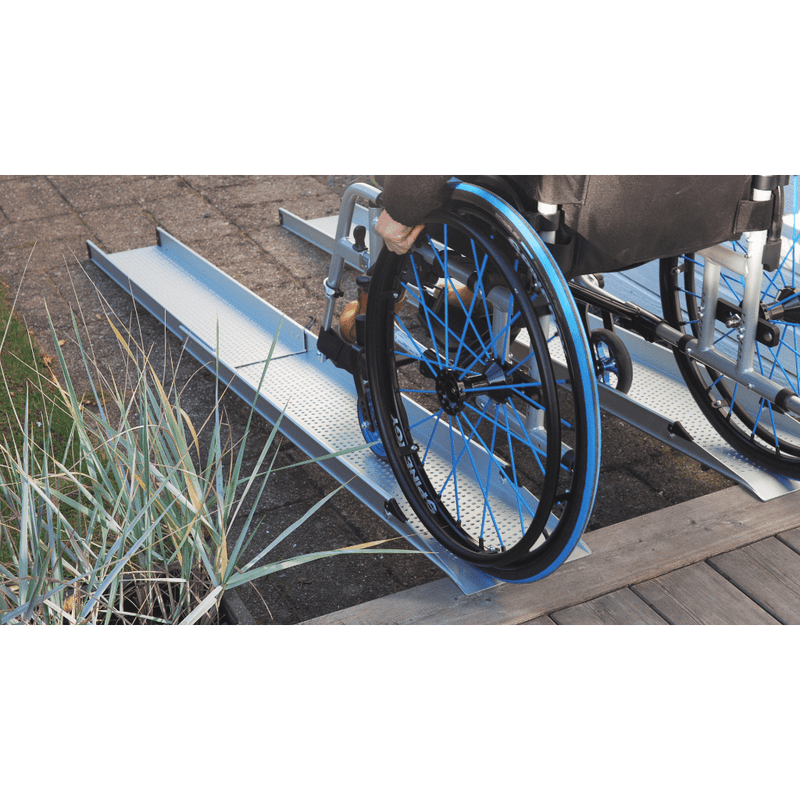 Kørestolsramper aluminium - teleskop